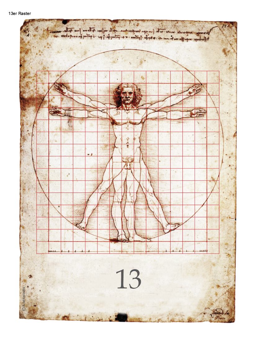 023-Raster-Serie-13er Leonardo daVinci