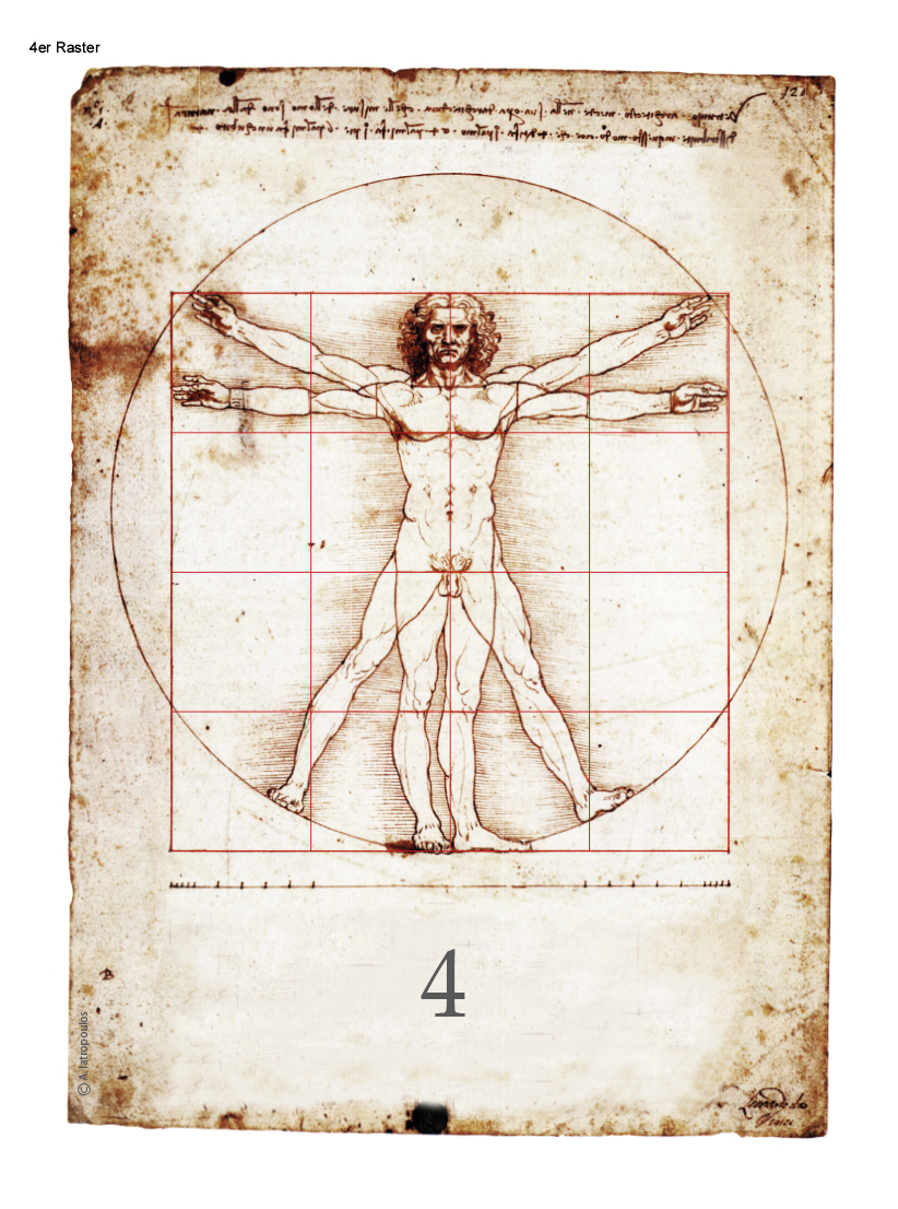 023-Raster-Serie-4er Leonardo daVinci