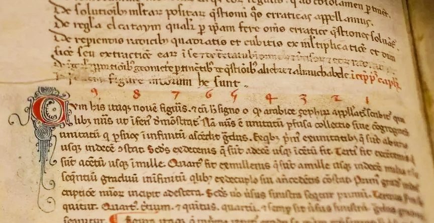 Fibonaccis Liber Abaci, arabische Ziffern